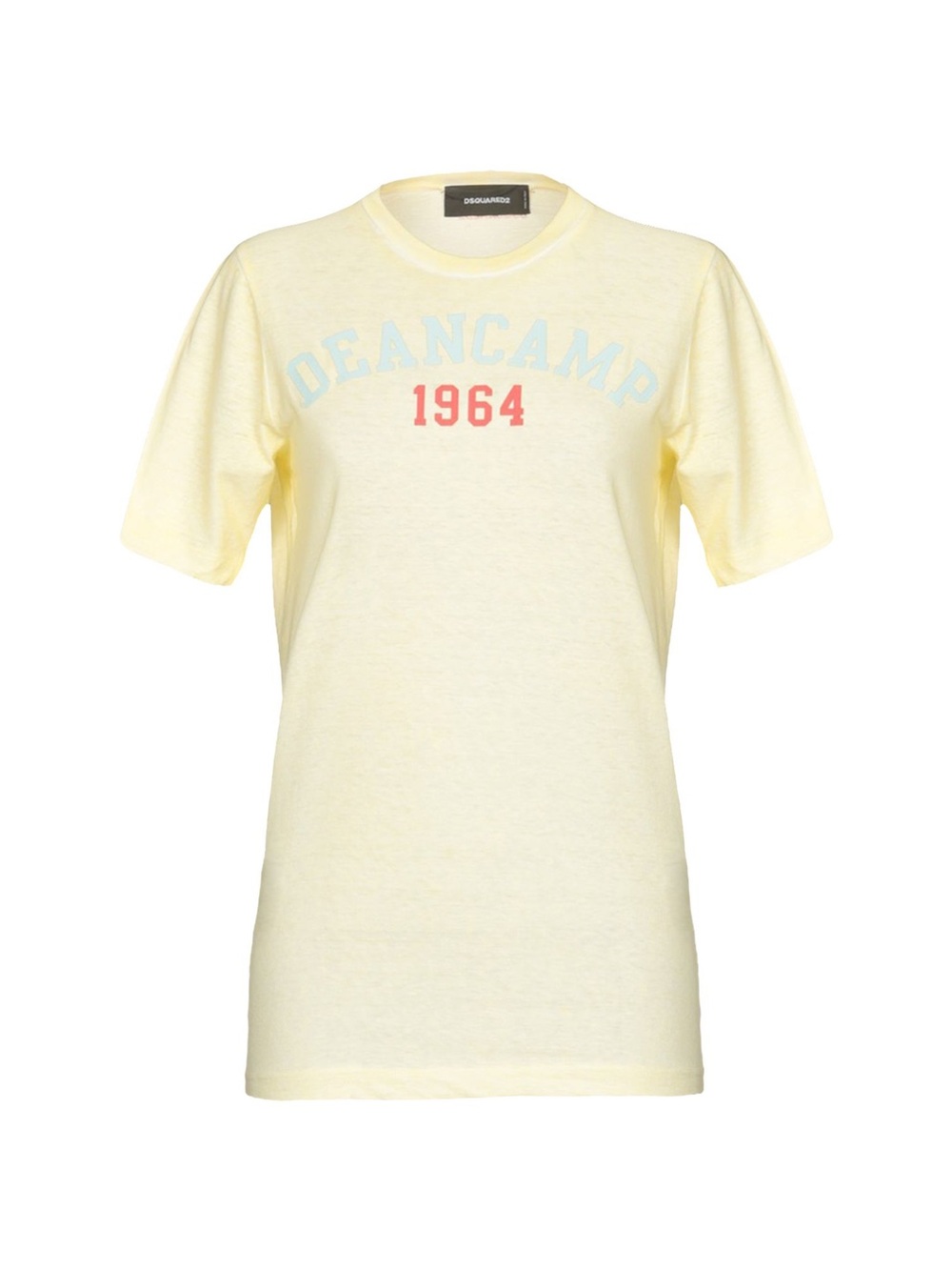 DSQUARED2 Pale Yellow 'DEANCAMP 1964' Short Sleeve Tee